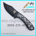 چاقو زنجان مدل شکاری Z6 طرح پوست ماری مروارید