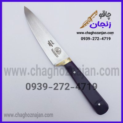 چاقو زنجان مدل دم دستی E7 سایز پرکاربرد رنگ بنفش