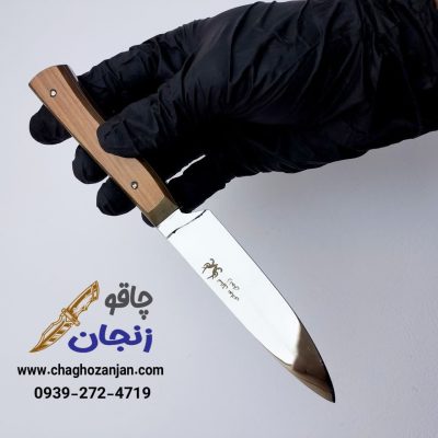 چاقو آشپزخانه سایز کوچک استاد عبادی GP7 دستساز زنجان