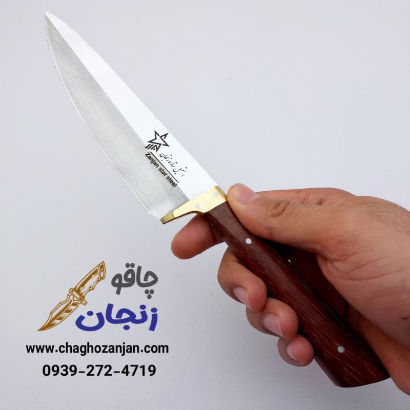 چاقو برش سبزیجات و گوشت | چاقو آشپزخانه سایز ۳ ستاره زنجان