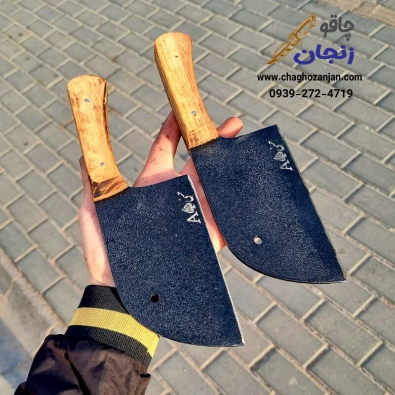 ساطور ضربه تیغه رنگ کوره ای
