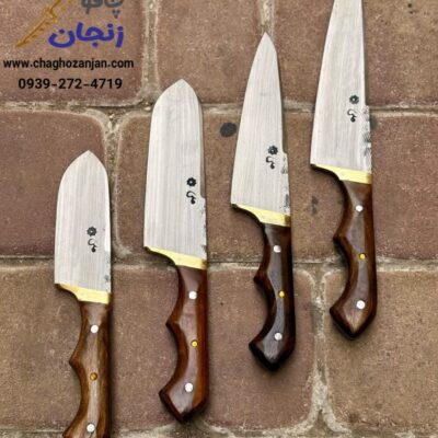 سرویس ۴ پارچه چاقو قصابی