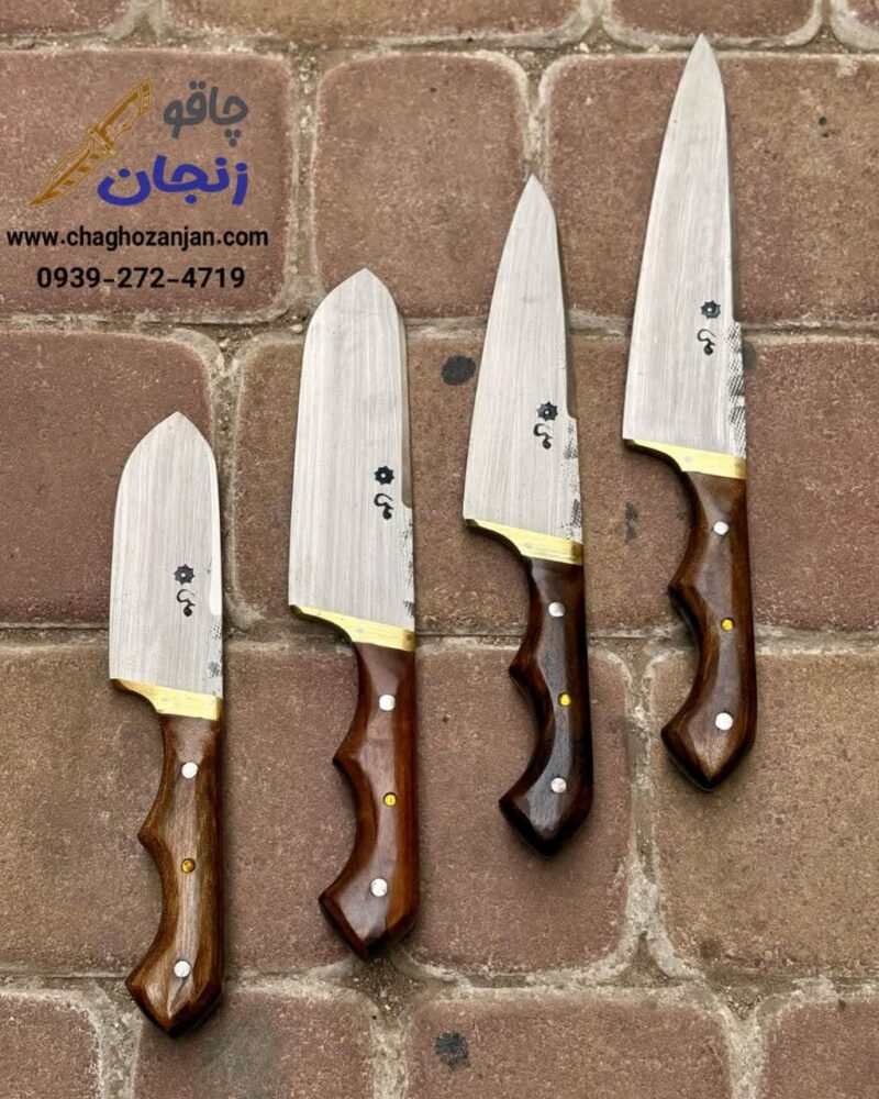 سرویس ۴ پارچه چاقو قصابی