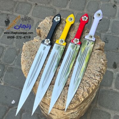 قمه 40 سانتی دسته رنگی